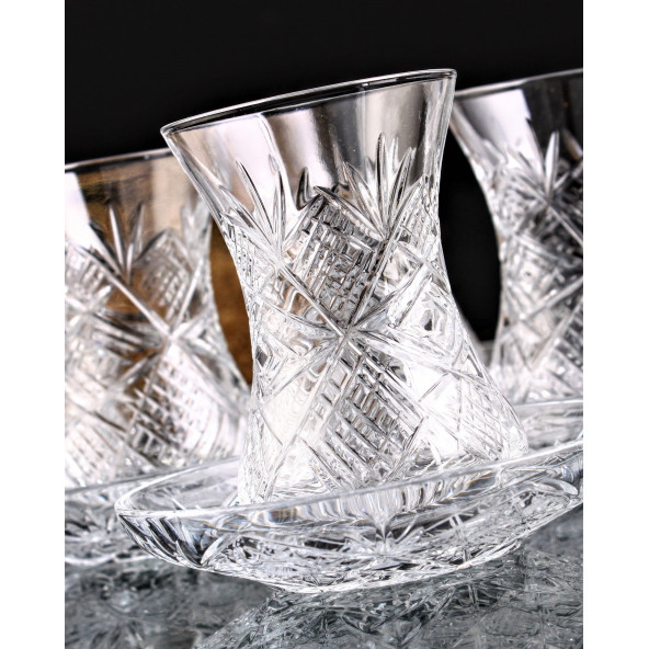 Kikovski 12 Parça Çay Takımı Eko - İncebelli - Göz Dekor - 3