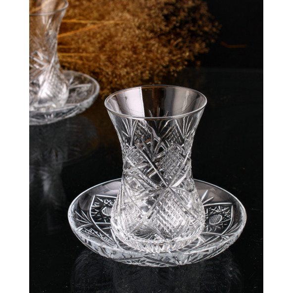 Kikovski 12 Parça Çay Takımı Eko - İncebelli - Göz Dekor - 4