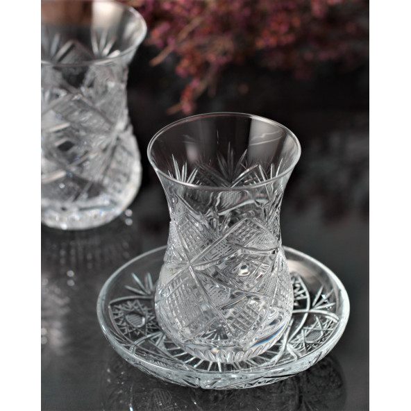 Kikovski 12 Parça Ajda Boy Çay Takımı - Göz Dekor - 2