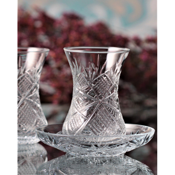 Kikovski 12 Parça Çay Takımı -  İncebelli - Göz Dekor