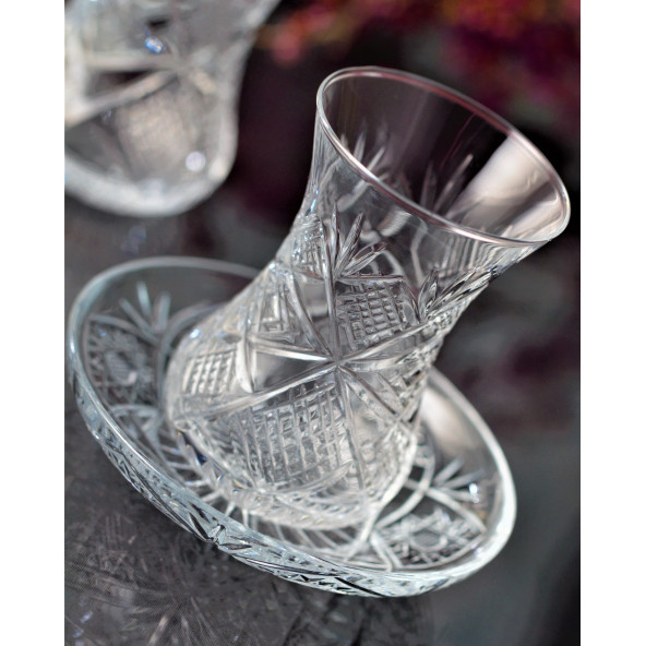 Kikovski 12 Parça Çay Takımı -  İncebelli - Göz Dekor - 3