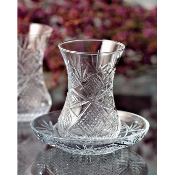 Kikovski 12 Parça Çay Takımı -  İncebelli - Göz Dekor - 4