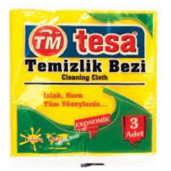 Temsan Sarı Temizlik Bezi 3 Lü Paket