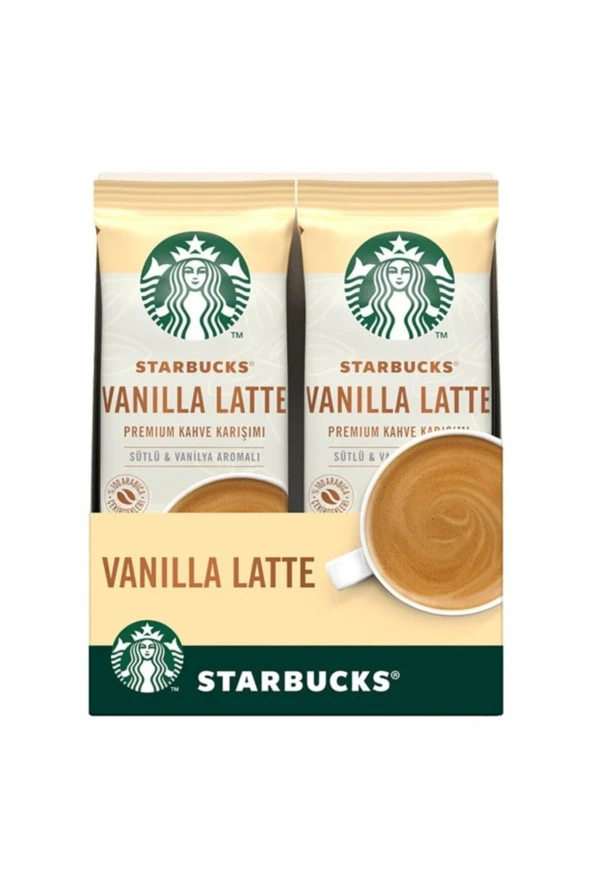 Starbucks Vanilla Latte Kahve Karışımı 21.5 Gr X 10 Paket