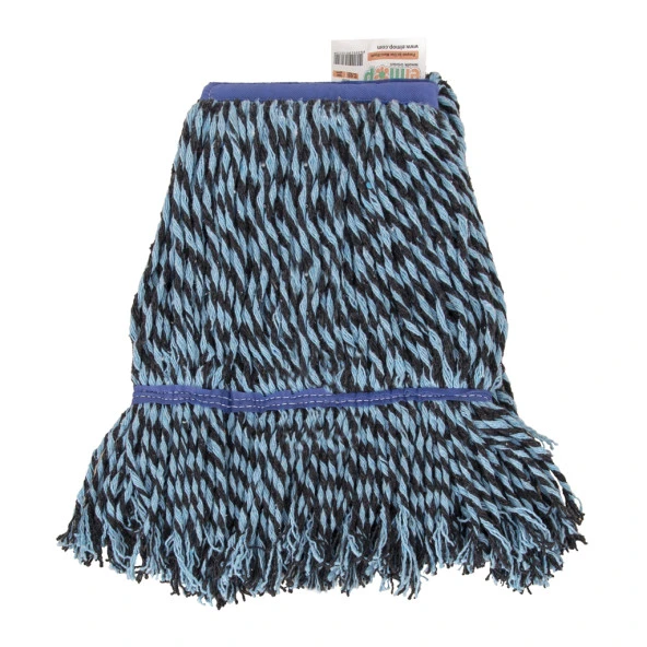 Cod-Ex Geniş Yedek Islak Mop Paspas Ucu Başlığı Pamuklu 500 Gram. 25 Cm. Mavi 10 Adet - Resim 3