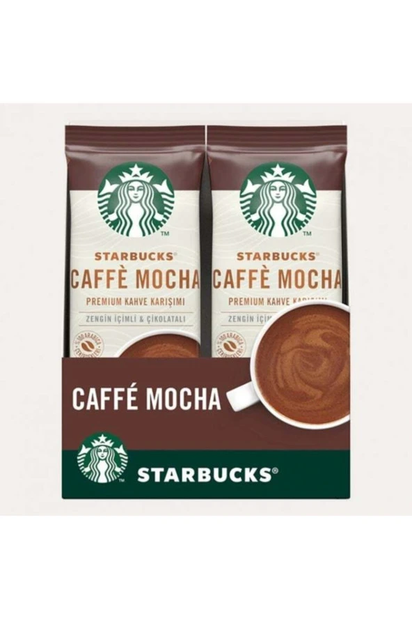 Starbucks Caffe Mocha Premium Kahve Karışımı 22 Gr X 10 Paket