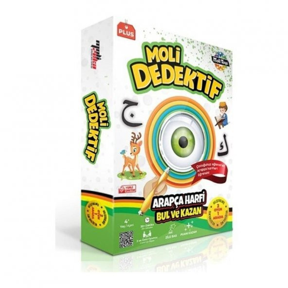 Moli Toys Dedektif Plus 2 Oyun Arapça Harfi Bul Kazan