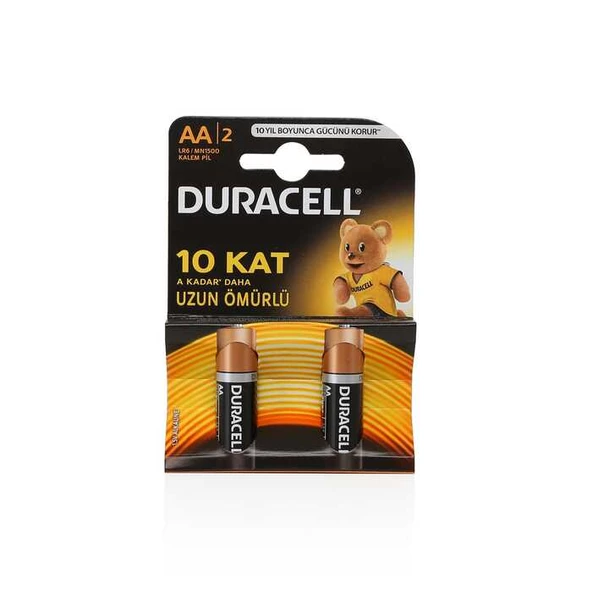 Duracell AA Kalem Pil 2'li