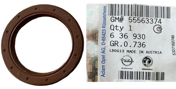 Opel Astra J 1.6 Benzinli Motor Eksantrik Keçesi, 636930,55563374 ürün görseli 1