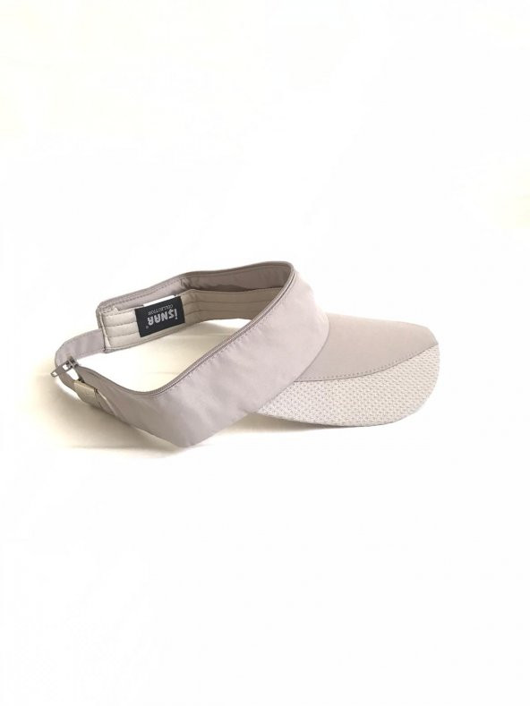 Sporcu Koşu Tenis Şapkası Vizör Şapka - Gri