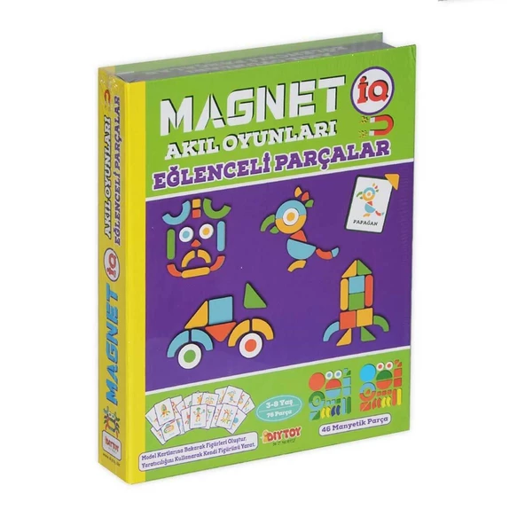 Manyetik Magnet Akıl Oyunları Eğitici Bebek Yapbozu Eğlenceli Parçalar - 2