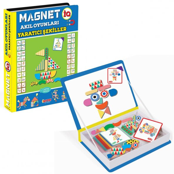 Manyetik Magnet Akıl Oyunları Eğitici Bebek Yapbozu Yaratıcı Şekiller