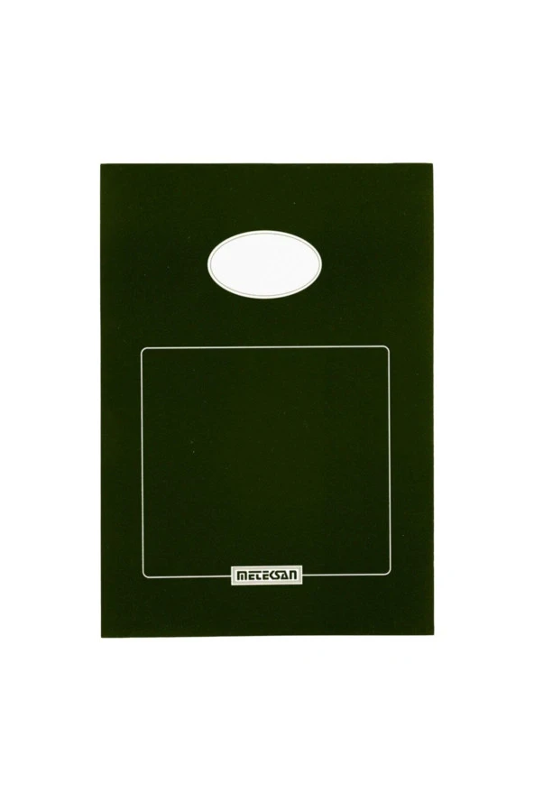 Meteksan Bloknot Karton Kapak Çizgisiz 50 Yaprak A5 (12 Li Paket)