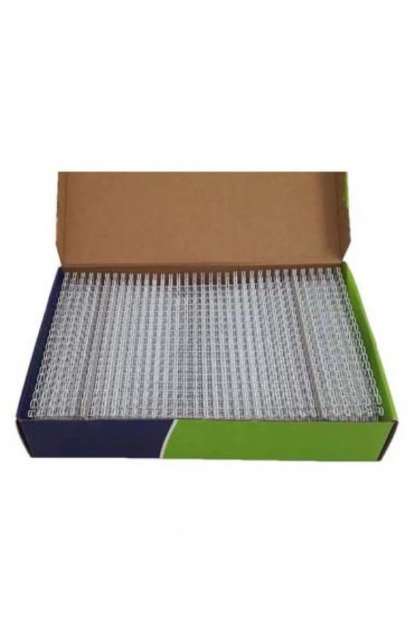 Mapiwire Spiral Tel 3:1 Aralık 15-30 Yaprak 5/16 Beyaz (100 Lü Paket)