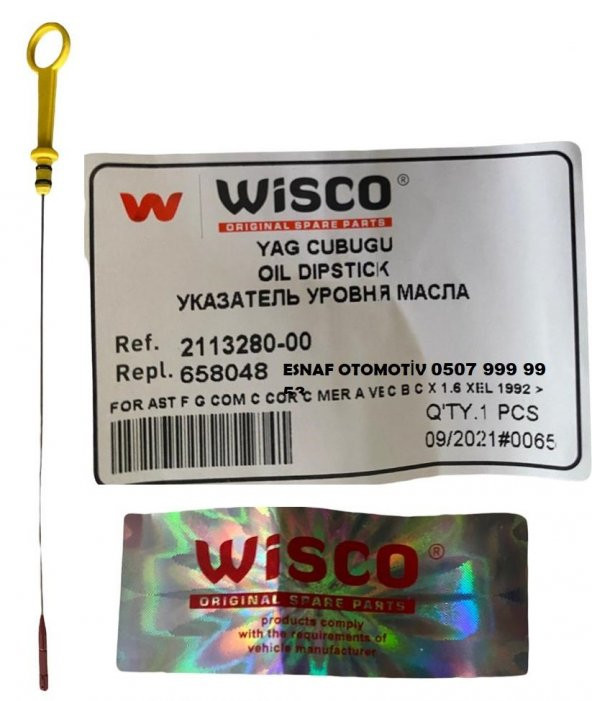 OPEL TİGRA B YAĞ ÇUBUĞU, 658048