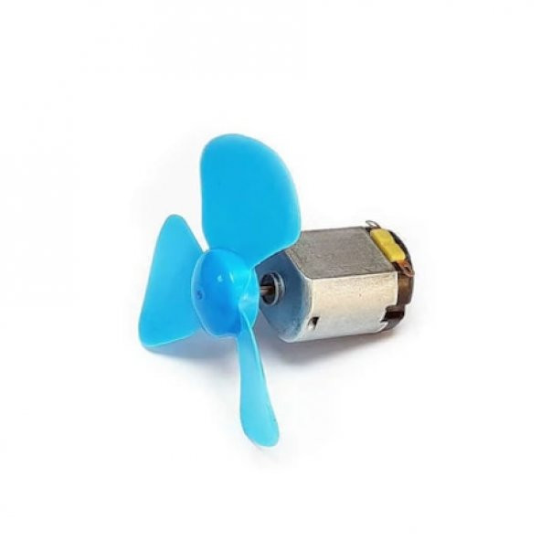 3V-6V Oyuncak DC Motor ve Pervane