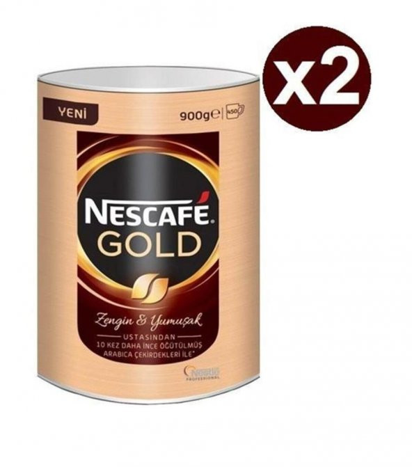 Nescafe Gold 900 Gr Granül Kahve X 2 Adet