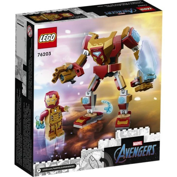 LEGO Marvel 76203 Iron Man Mech Armor - Resim 3