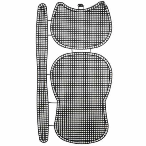 Kanvas Çanta Seti Kedi Model Siyah