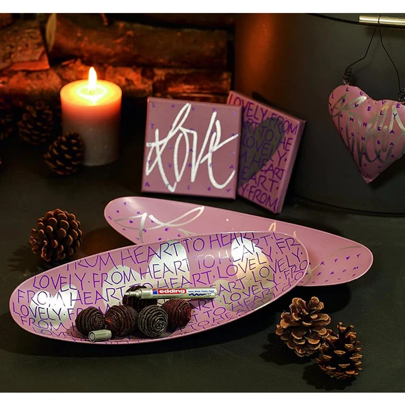 Edding Hobi Sanat Markörü Kalemi Edding 750 Boya Dekorasyon Markörü BAKIR - 3