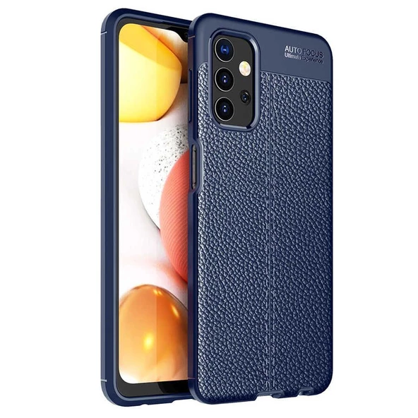 Gpack Samsung Galaxy A23 Kılıf Niss Silikon Deri Görünümlü Korumalı