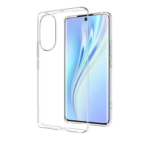 Gpack Huawei Nova 9 Kılıf Süper Silikon Korumalı ŞeffafFull Ekran Koruyucu