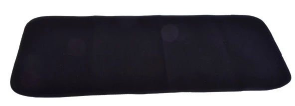 Kustulli Universal Terletmez 3'lü Pilot Kilim Minder Oto Kılıf Takımı Siyah K0606 - 2