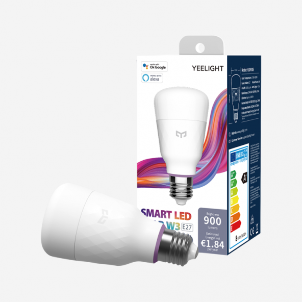 Xioami Yeelight W3 LED Akıllı Ampul E27 (Ayarlanabilir Sarı)