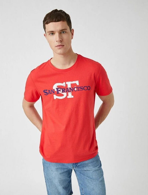 Koton Erkek Standart Fit Baskılı Tişört