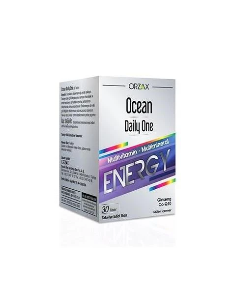 Orzax Ocean Daily One Energy 30 Tablet ürün görseli 1
