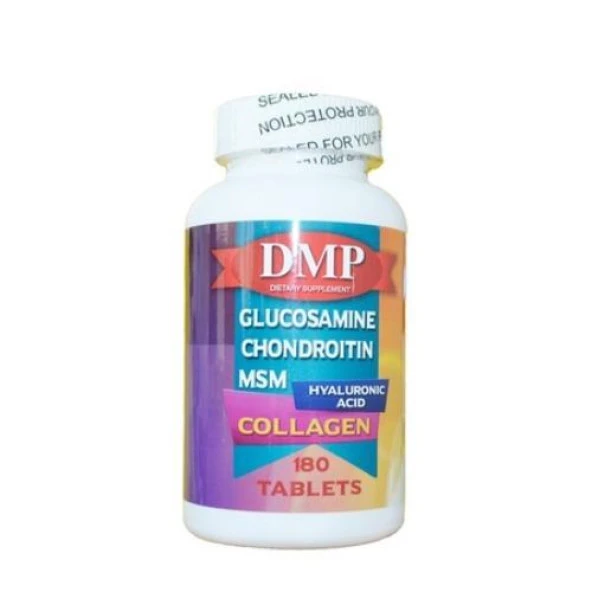 Dmp Glucosamine Chondroitin Msm Hyaluronic Acid Collagen 180 Tablet
