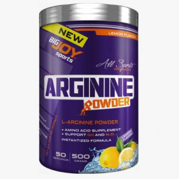 Big Joy Arginine Powder 500 gr Limon