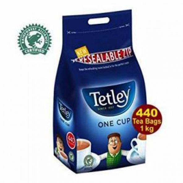 Tetley Çay 440 Poşet 1KG İngiliz Çayı