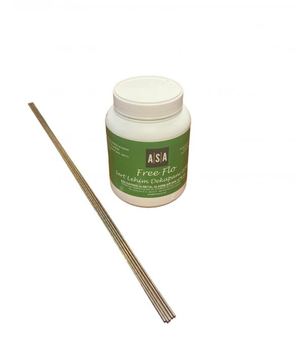 GÜMÜŞ KAYNAK DEKAPANI ASA FREE FLO (500 GR) +GÜMÜŞ KAYNAK TELİ %10 2 MM (5 ADET) - 2