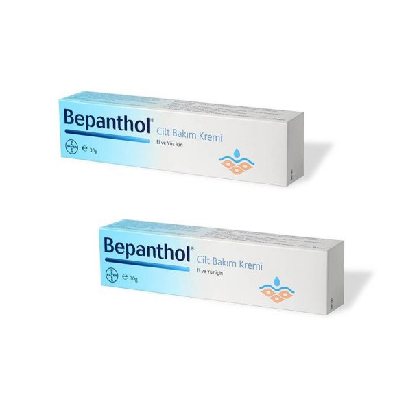 Bepanthol El ve Yüz İçin Cilt Bakım Kremi 30 gr 2'li Set - 1