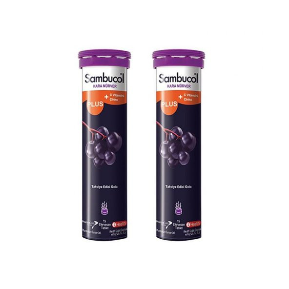 Sambucol Plus Efervesan 15 Tablet 2li Set