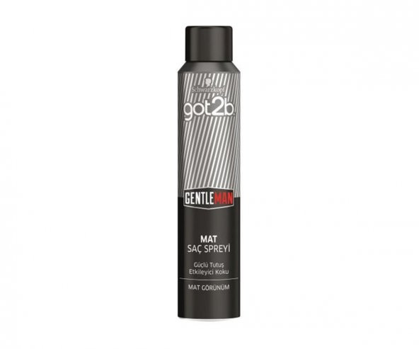 GOT2B GENTLEMAN MAT SAÇ SPREYİ 200 ML