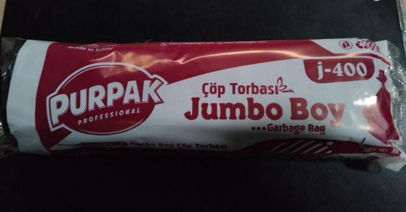 PURPAK J400 JUMBO BOY 80 110 CM ÇÖP TORBASI 20 PAKET - 2