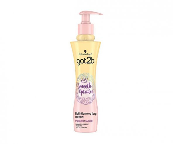 Schwarzkopf Got2B Smooth  Chic Operator Elektriklenmeye Karşı Saç Losyonu 200 ML