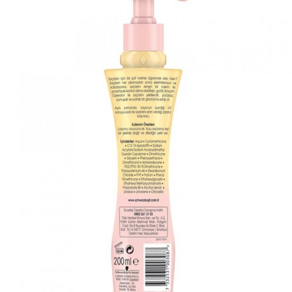 Schwarzkopf Got2B Smooth Chic Operator Elektriklenmeye Karşı Saç Losyonu 200 ML - 3