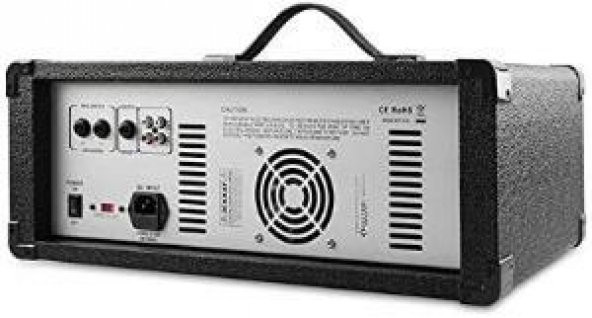 Mikado 8 Kanal Mixer Amplifikatör Hy208m 150W X2 Usb Siyah - 2