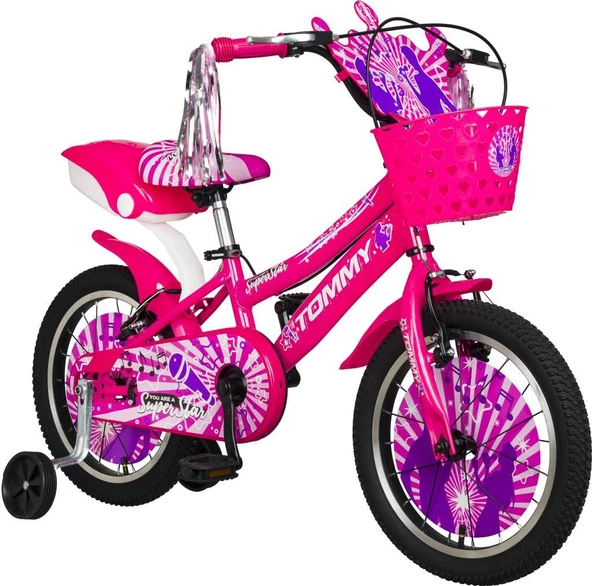TommyBike 16 jant Bisiklet Lüx Aksesuarlı Cocuk Bisikleti 5-8 Yaş - 6