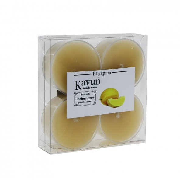 4 Adet Kapsül Mum Kavun Kokulu ürün görseli 1