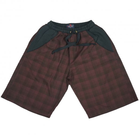 Büyük Beden Battal Boy Erkek Şort Cepli Lastik Bel