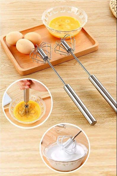 Tilbe Home Köfte Kaşığı Hamur Lokma Dökme Kepçesi Servis Kevgir Süzgeç Çelik Çırpıcı Basçek Mikser Karıştırıcı - Resim 2