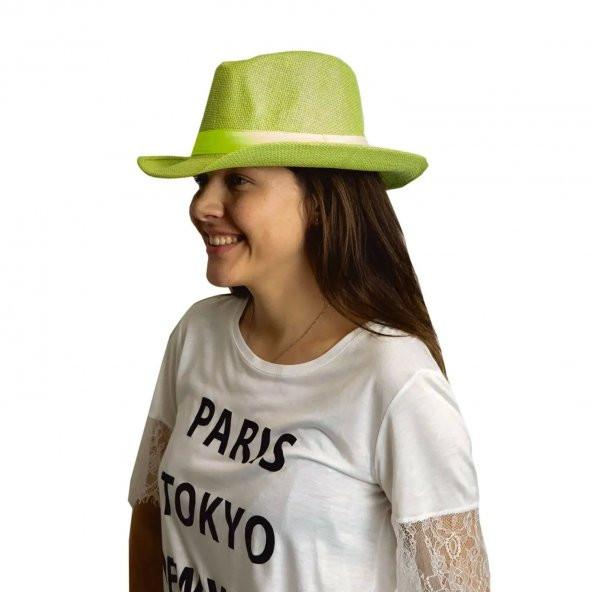 Kovboy Fötr Kadın Şapka 6251 - 2