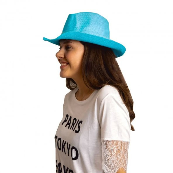 Kovboy Fötr Kadın Şapka 6251 - 3