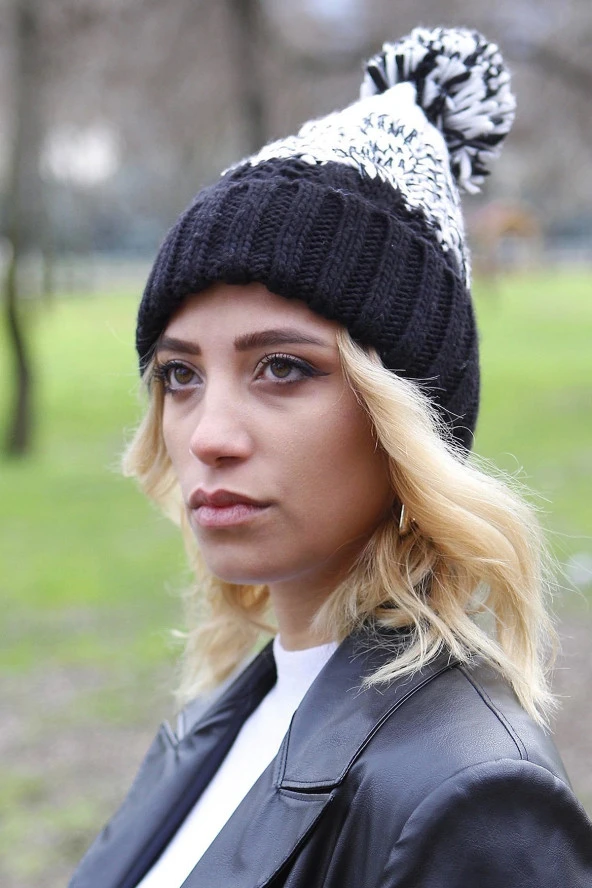 Ponponlu Kadın Bere 1169 - Resim 2