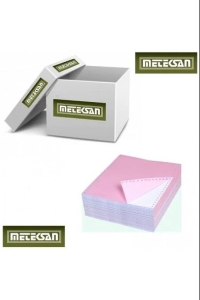 Meteksan Sürekli Form Kağıdı 1 Nüsha 11x24 Cm 60 GR 200 Li