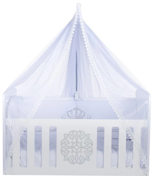 Tommybaby Dream Güpürlü Lüx Cibinlik ve Topuzlu Demir - 2